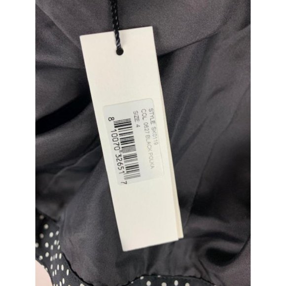 Fleur du Mal Silk Polka Dot Mini Skirt Love Bound Strawberry Print 4 New - Picture 12 of 16